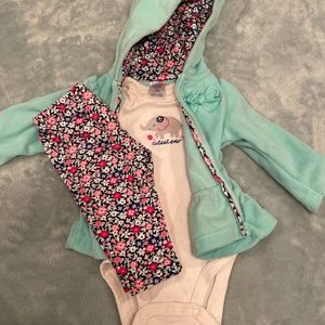 Baby matching girl set 3 months